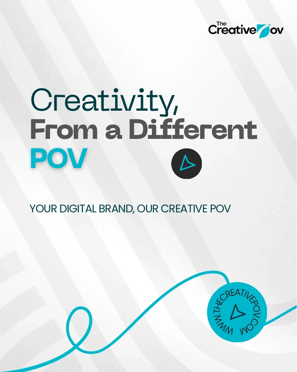 The Creative POV brand artwork from the agency presentation
